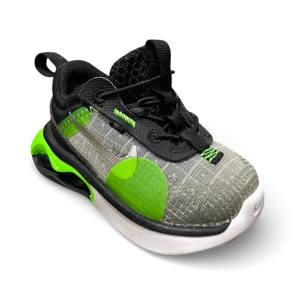 NIKE Air Max 2021 TD Sneakers Black/Green Strike Toddler size 4C